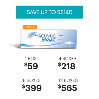 ACUVUE® Singapore Multi-Pack Promotion 1 Day MOIST