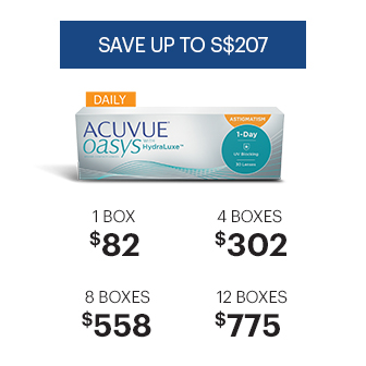 ACUVUE® Singapore Multi-Pack Promotion Oasys 1 Day for Astigmatism
