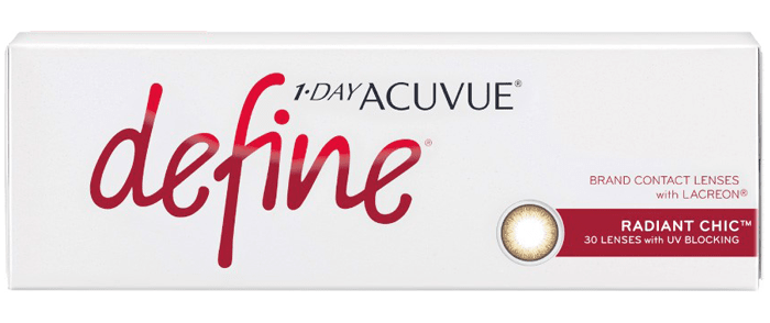 1-DAY ACUVUE® DEFINE®  - Radiant Chic colour contact lenses